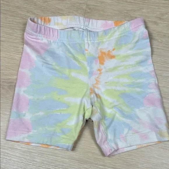 Old Navy Kids Pastel Tie-Dye Cartwheel Bike Shorts XS 5 - Picture 1 of 5